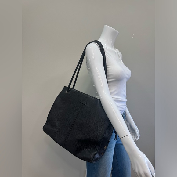 HAMMITT Benjamin Professional Leather Tote Black Pebbled Shoulder Work Bag - Picture 12 of 12